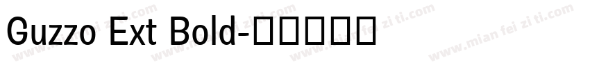 Guzzo Ext Bold字体转换